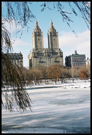 View of Central Park West, NYC